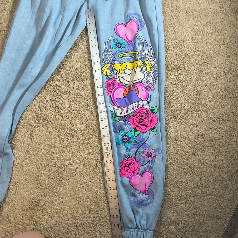 Rugrats Angelica Sweats Women's Size S 90s Nickelodeon Graphic Joggers Y2K Retro